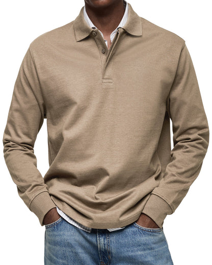 Cazel | Chemise Poloshirt Casual à Manches Longues