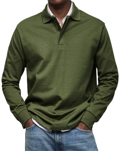 Cazel | Chemise Poloshirt Casual à Manches Longues