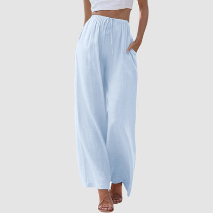 Cazel | Pantalon confort à jambe large et taille haute